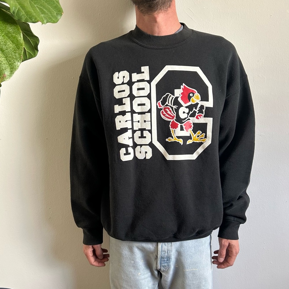90's Carlos School Crewneck Sweatshirt
